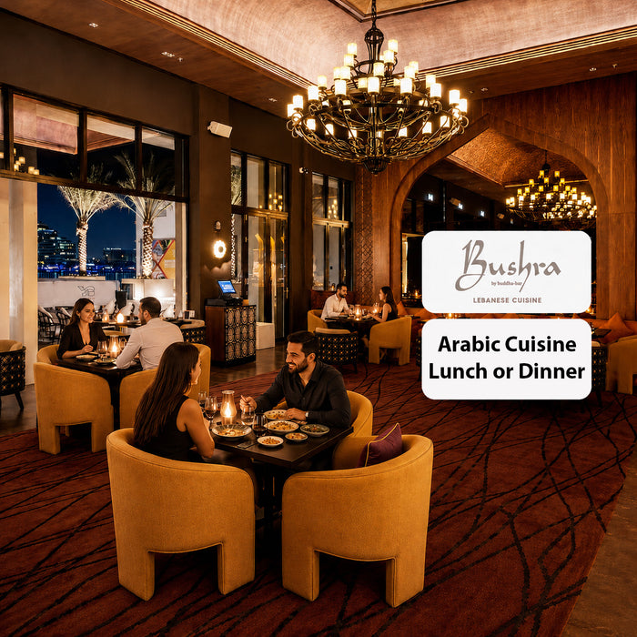 Bushra by Buddha-Bar Abu Dhabi - Authentic Arabic Dining Experience for Two
