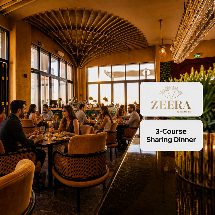 Zeera by Buddha-Bar Abu Dhabi - Indian 3-Course Sharing Dining Experience for Two