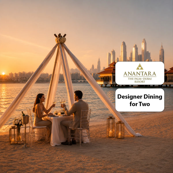 Anantara The Palm Dubai - Romantic Designer Dining Experience for Two