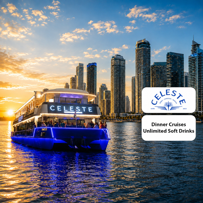 Celeste Cruise Dubai - Luxury Main Deck Dinner Cruise for One with Drinks