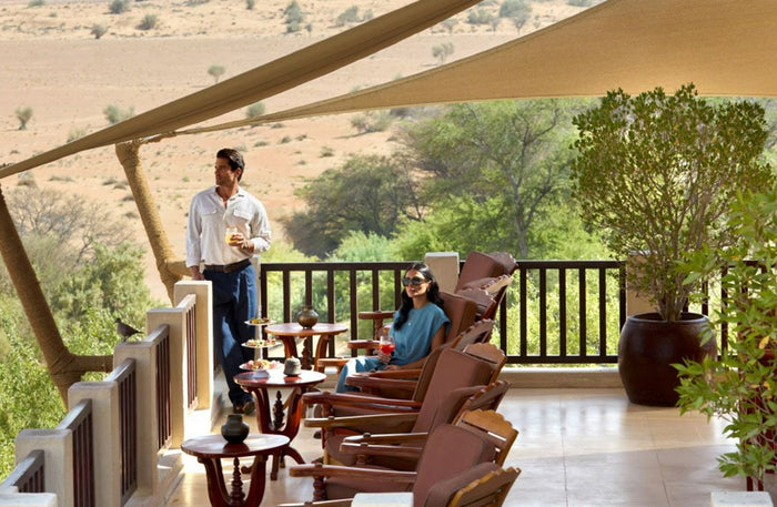 Al Maha Desert Resort - Indulgent 60-Minute Massage with Gourmet Lunch Experience