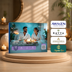 Spa Day for Two Gift Box: Rejuvenating Couples Massage at AWAKEN Spa, Anantara Spa & 50+ Luxury Spas