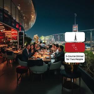 CÉ LA VI - Exquisite Dinner for Two with Burj Khalifa Views