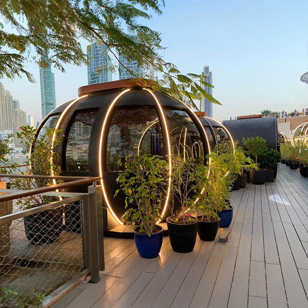 Premium Lunch for Two at The Pods with Dubai Skyline Views