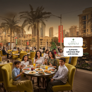 Beirut Khanum Downtown Dubai - Authentic Lebanese Iftar with Drinks