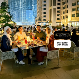 Arabeska Downtown Dubai - Traditional Iftar Buffet with Ramadan Drinks & Burj Views