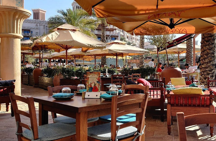 Thrilling Helicopter Ride with a Romantic Dinner & Drinks for Two at Anar Resturant Madinat Jumeirah