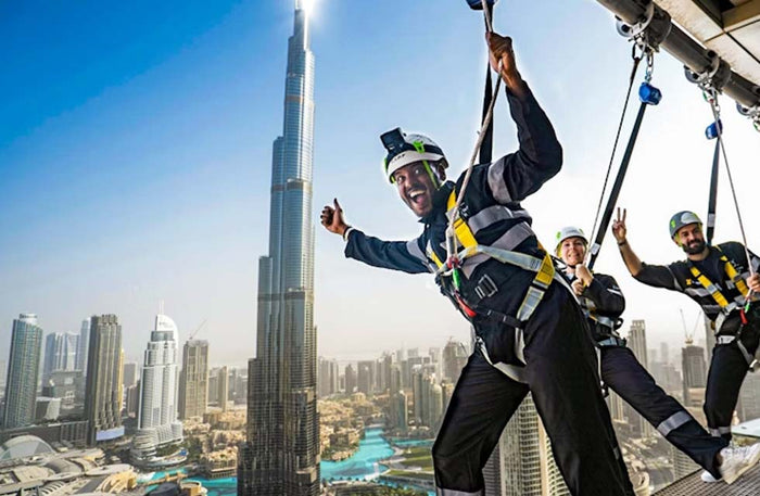 Ce La Vi Lunch with Drinks for Two & Thrilling Edge Walk with Burj Khalifa Views |  at Wondergifts