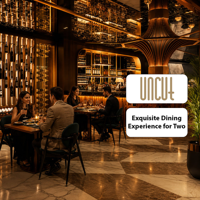 UNCUT Restaurant & Bar - Exquisite Set Menu Dining Experience for Two