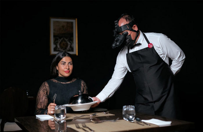 Dining in the Dark Set Menu with Drinks for Two at Fresh Basil - Bab Al Qasr |  at Wondergifts