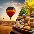 Dawn Hot Air Balloon Adventure with Succulent Breakfast & Falconry