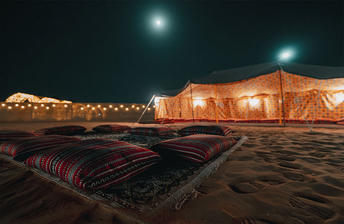 Unforgettable Mleiha Overnight Camping for Two with Breakfast & Sunrise Viewing