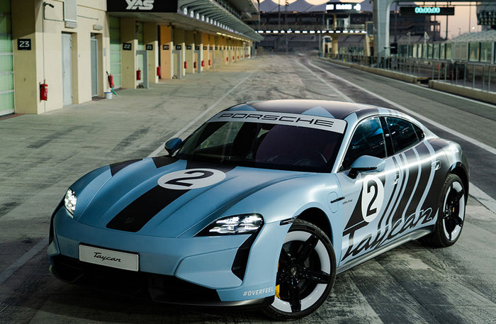 Electrifying 7-9 Laps of Porsche Taycan Turbo Driving Experience at Yas Marina F1 Track Gift Box