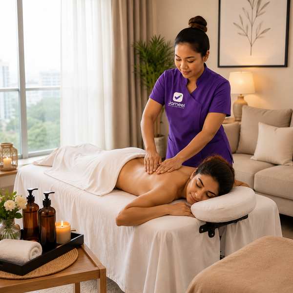 Rejuvenating At-Home Massage Experience with Expert Therapists in Dubai