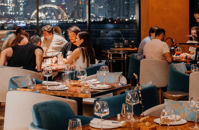 Romantic Dinner Experience with Beverages for Two at VAGA Bluewaters Island |  at Wondergifts