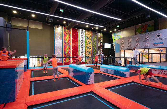 Fun-Filled 2-Hour Trampo Extreme Park Pass for One at Dubai Mall or Nakheel Mall