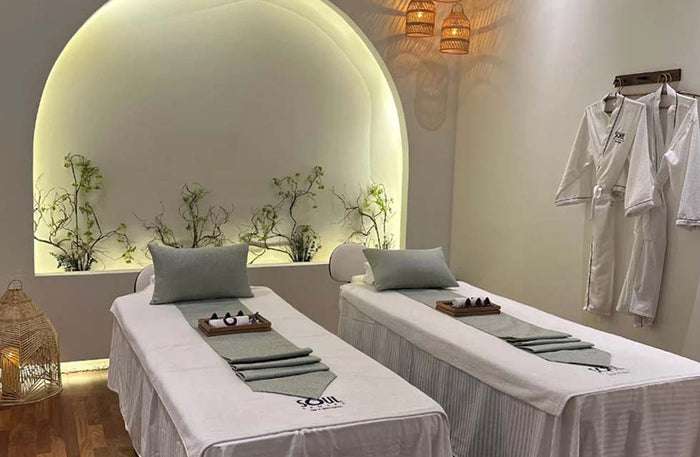 Couples Massage at Soul Senses with Dinner for Two at Leña - The Palm |  at Wondergifts