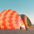 Dubai Hot Air Balloon - Magical Sunrise Desert Flight with Refreshment and Camel Ride