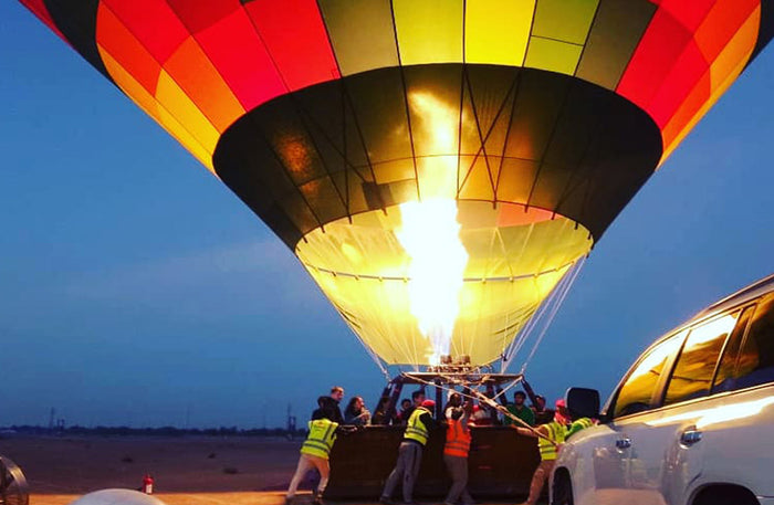 Exclusive Private Hot Air Balloon Ride Over the Dubai Desert for Up to 6 |  at Wondergifts