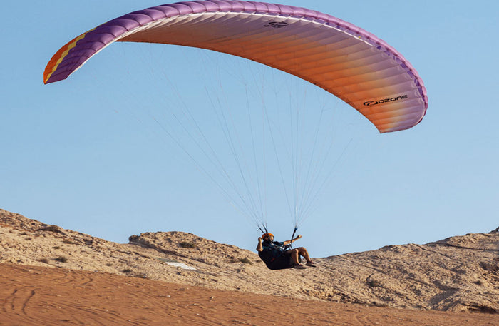 15-Minute Paragliding Flight Over Jebel Al Fayah Desert for One |  at Wondergifts