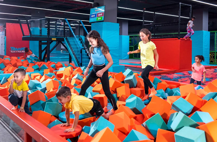 Fun-Filled 2-Hour Trampo Extreme Park Pass for One at Dubai Mall or Nakheel Mall