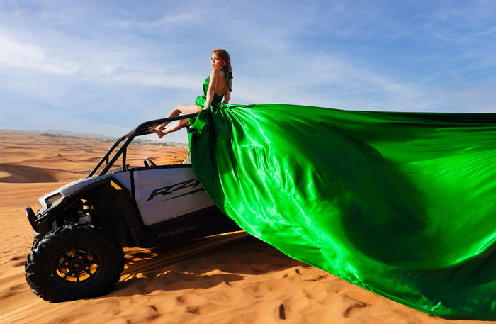 Signature Desert Photoshoot with Choice of Buggy Ride, Camel or Heritage Village for One