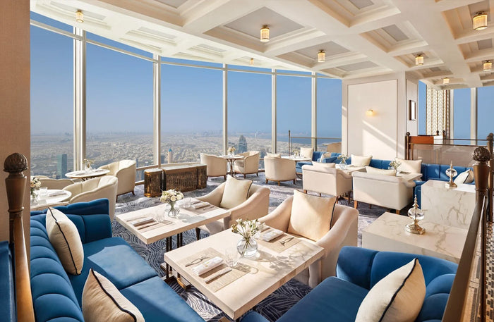 Elevated Afternoon Tea Experience for Two at At.mosphere Burj Khalifa