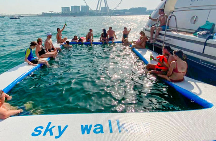 Half-Day Yacht Ride with BBQ, Slide & Swim for Two |  at Wondergifts