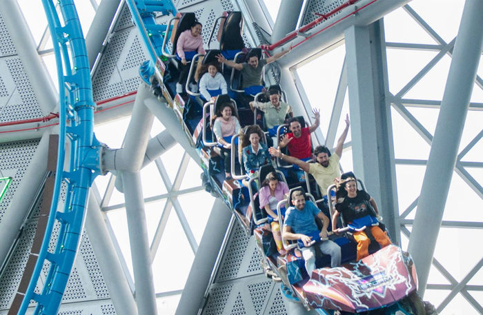 Storm Coaster Thrills: Up to 3 Rides Towering Over 50m at Dubai Hills Mall |  at Wondergifts