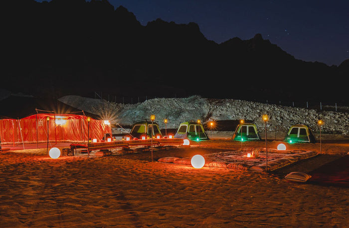 Unforgettable Mleiha Overnight Camping for Two with Breakfast & Sunrise Viewing |  at Wondergifts