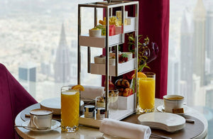Afternoon Tea Experience for Two at At. Mosphere Burj Khalifa |  at Wondergifts