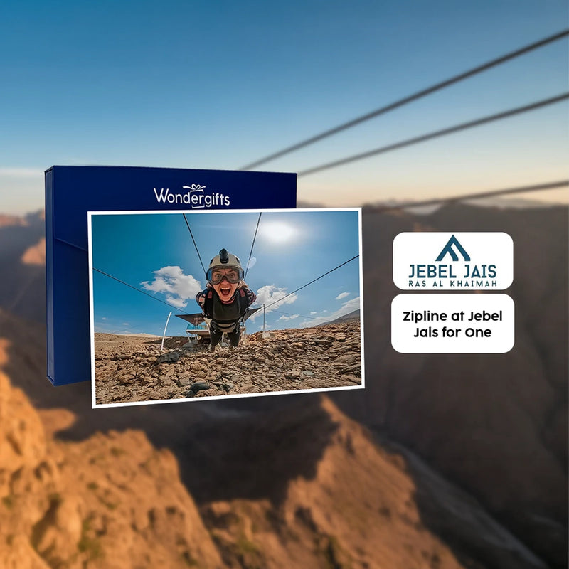 【非売品】Welcome to The Prudential World's Longest Zipline at Jebel Jais for One | Wondergifts.ae