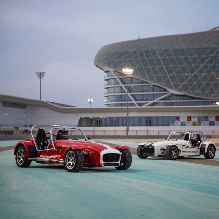 9 Thrilling Laps of Track Driving in a Caterham Seven at Yas Marina Circuit