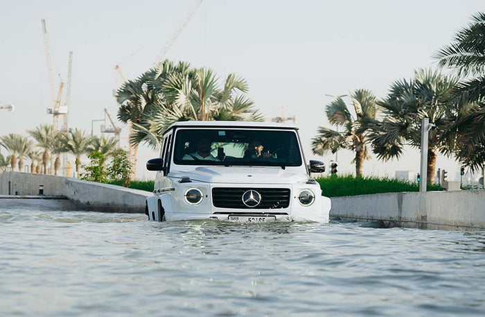 Exhilarating Mercedes G-Class Passenger Experience: Thrill Drive, Gourmet Dining & Videos for Two |  at Wondergifts