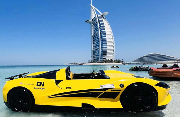 30-Minute Jetcar Thrill Ride for Two: Explore Dubai’s Iconic Sights |  at Wondergifts