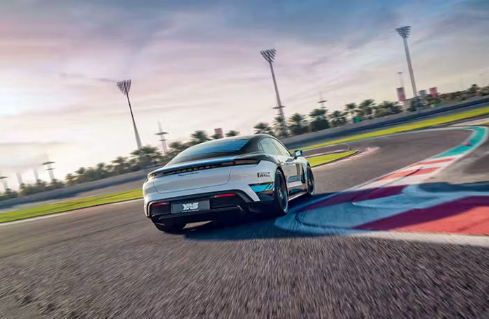 Electrifying 7-9 Laps of Porsche Taycan Turbo Driving Experience at Yas Marina F1 Track Gift Box