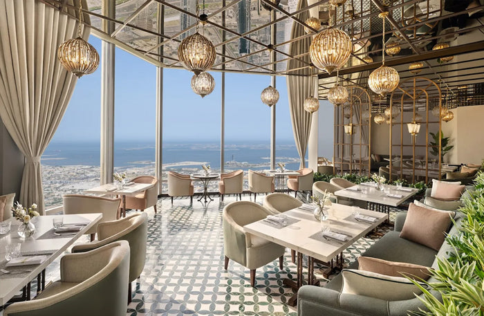 Elevated Afternoon Tea Experience for Two at At.mosphere Burj Khalifa