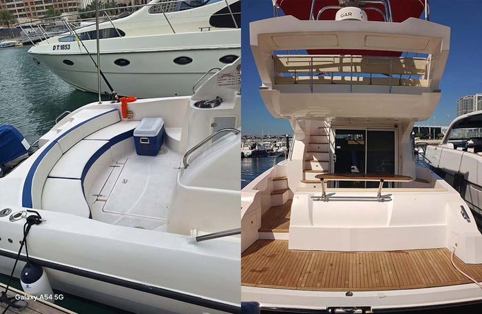 Luxurious Two Hours Private Yacht with Dinner & Drinks for Up to 18 People