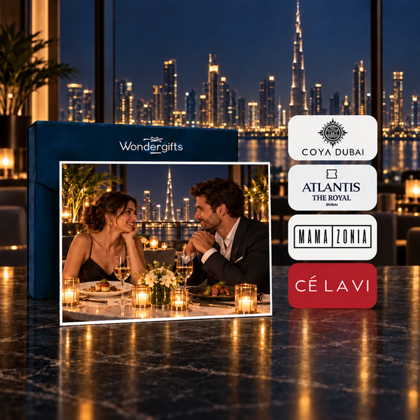 Iconic 5-Star Dining Gift Box for Two - CÉ LA VI, COYA, DOORS Dubai & 50+ Luxury Venues