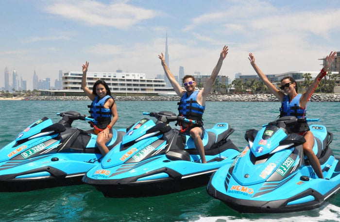 30-Minute Jet Ski Thrilling Ride and Lunch or Dinner for Two in Jumeirah |  at Wondergifts