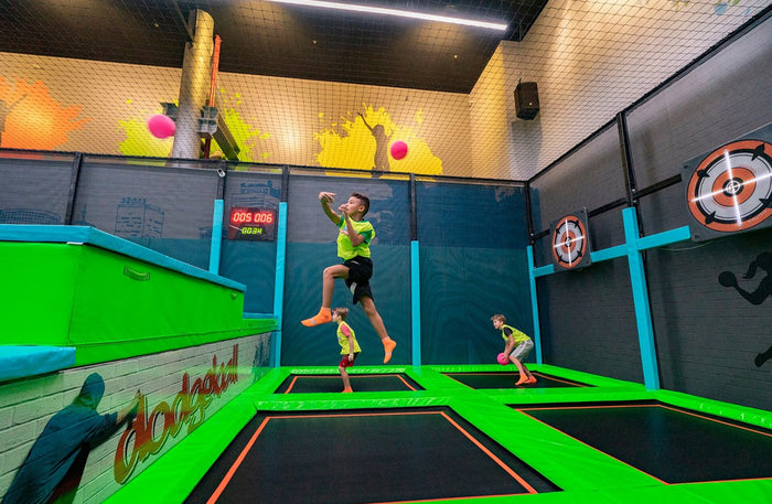 Fun-Filled 2-Hour Trampo Extreme Park Pass for One at Dubai Mall or Nakheel Mall