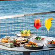 Hilton Skafos - Romantic 3-Course Dinner & Drinks for Two with Dubai Creek Views