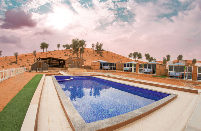 Romantic Couple Desert Chalet with Dinner, Breakfast, and More |  at Wondergifts