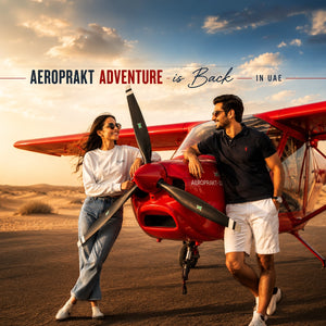 30-Minute Sunset Flight in Aeroprakt A32 or A22 Over the Ras Al Khaimah Coast