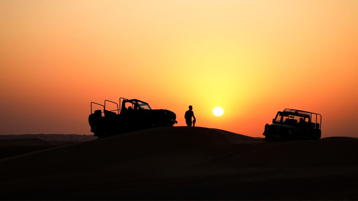 Mercedes G Class Desert Safari with Dinner Al Marmoom Oasis
