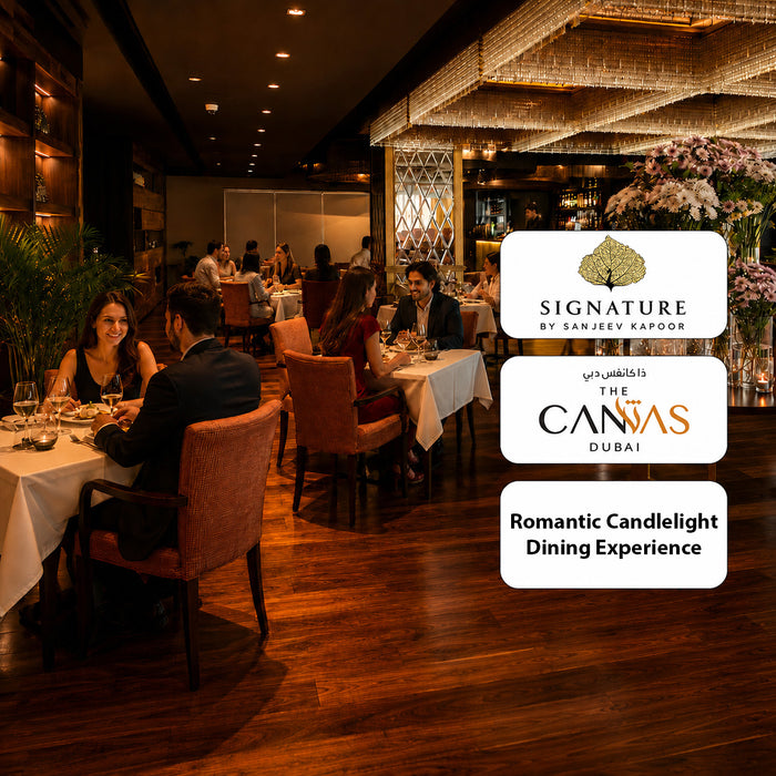 Signature Sanjeev Kapoor The Canvas Hotel - Romantic Candlelight Dining Experience for Two