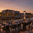 Hilton Skafos - Romantic 3-Course Dinner & Drinks for Two with Dubai Creek Views