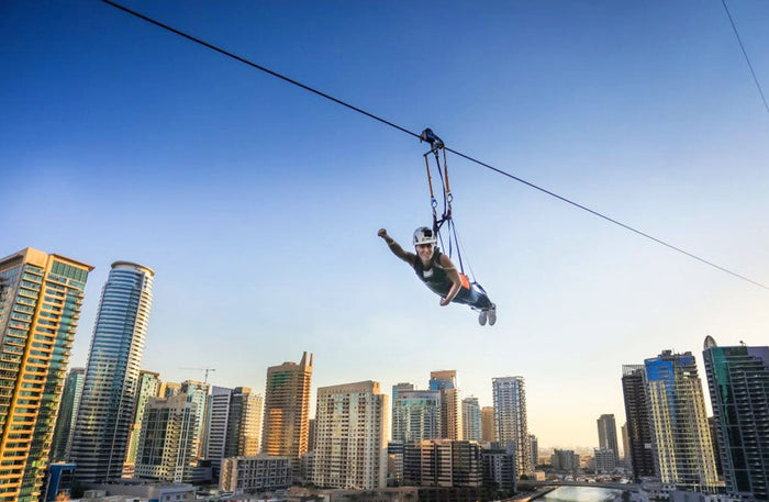 Thrilling Zipline Ride for One with Romantic Dinner & Drinks at Al Habtoor Resort |  at Wondergifts