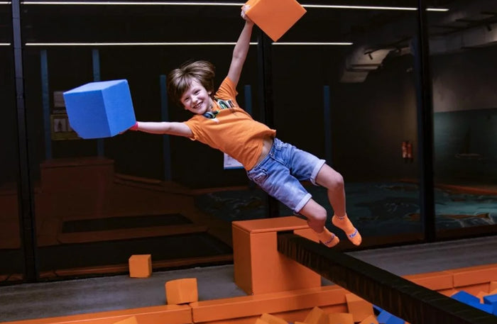 Fun-Filled 2-Hour Trampo Extreme Park Pass for One at Dubai Mall or Nakheel Mall