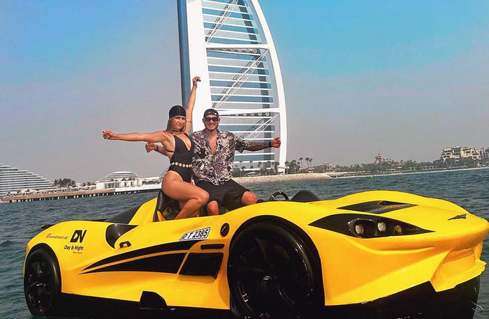 30-Minute Jetcar Thrill Ride for Two: Explore Dubai’s Iconic Sights |  at Wondergifts